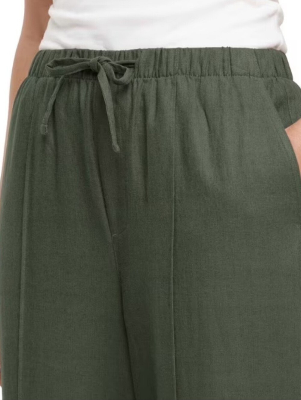 Gap Women's Linen Blend Pull-On Pant - Picture 2 of 7